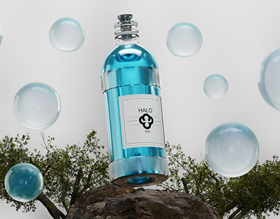 3D Product Visualization of Halo Gin