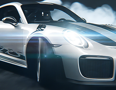 Porsche 911 GT2 RS Drifting (Short CGI Film)