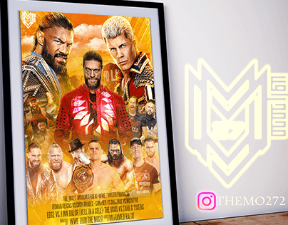 WWE Wrestlemania 39 Poster Design