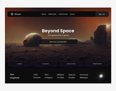 Space Exploration Website | Space Learning | Planet