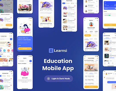 Learnsi - Education Mobile App Template