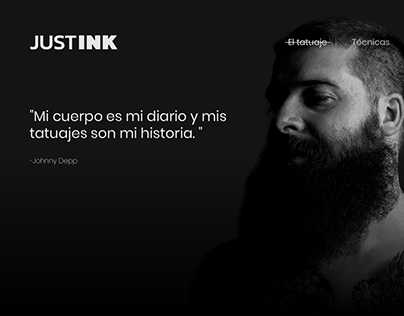 Just Ink | Web design
