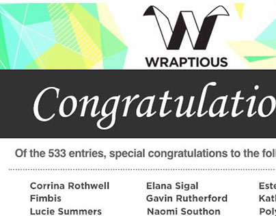 Wraptious Competition FINALIST!
