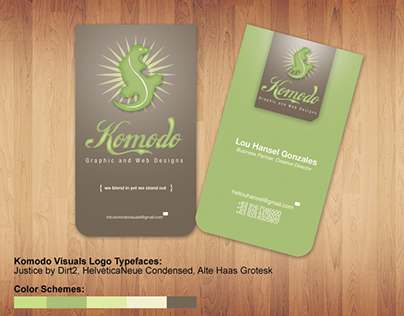Komodo Visuals Business Card
