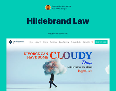 Hildebrand Law - Website for Law Firm.