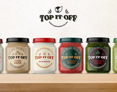 Top It Off - Logo and package design