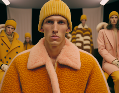 Wes Anderson as a Fashion Designer