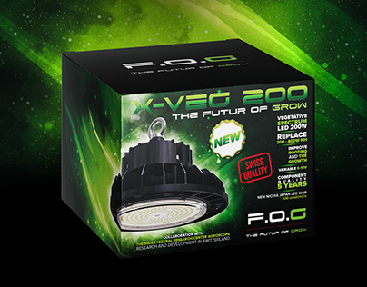 The Futur of Grow X VEG 200 Grow Light Box Packaging