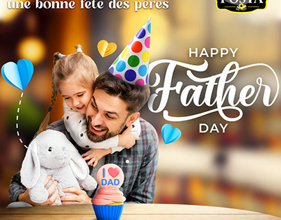 posta father`s day design in Switzerland- عيد الأب