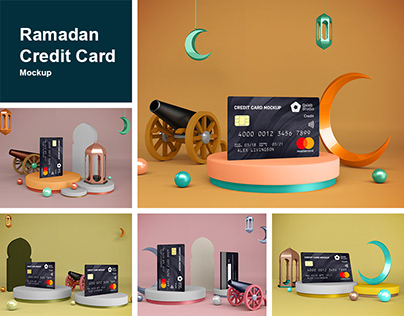 Ramadan Credit Card Mockup