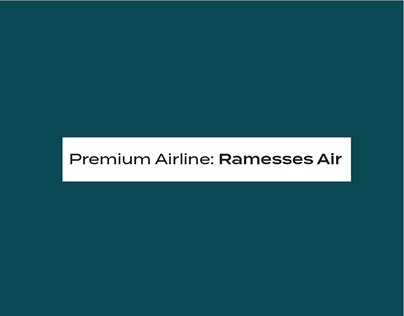 Premium Airlines Branding: Ramesses Air