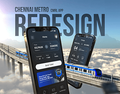 Chennai Metro App Redesign Ui #chennai #metro #transit
