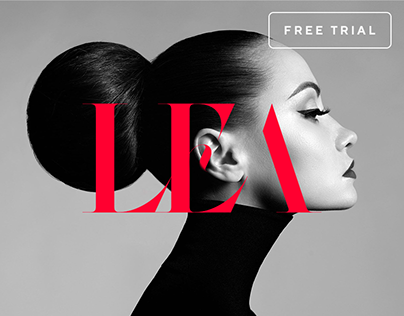 Project thumbnail - The LEA Typeface - Introducing Subscriptions on Behance