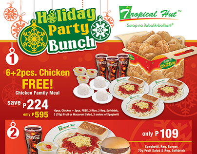 Tropical Hut Holiday Party Bunch