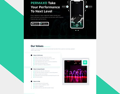 Permaxo - Web Design