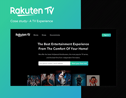 A Smart TV streaming App experience - Case study