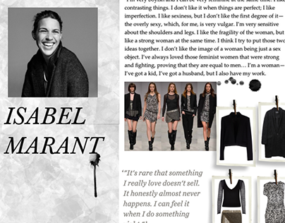 Atricle Isabel Marant \ Designer Tag
