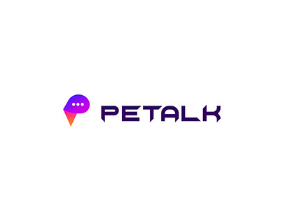 talk, chat, consultant logo, branding design, p letter