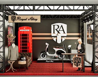 Royal Alloy Makina MotoShow 2024 Booth Design
