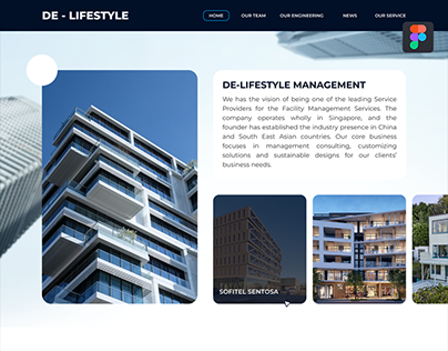 Real Estate Landing Page "DE LIFESTYLE" (Desktop)