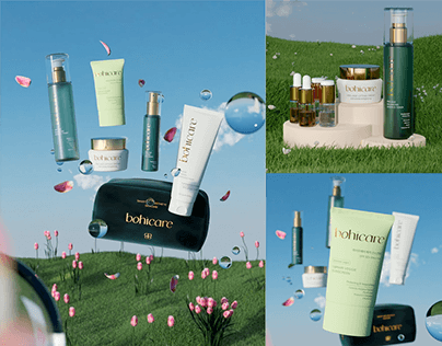 3D animation for cosmetics brand, spring CGI project