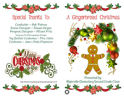 Christmas Programs (Graphic Design)