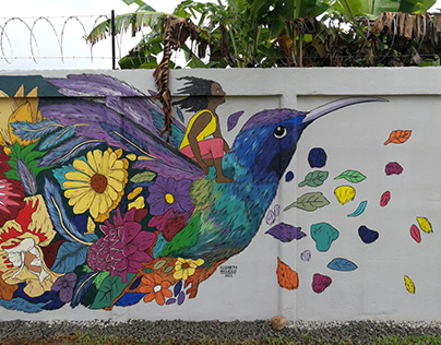 El Viaje: mural for the National Institute for Women.