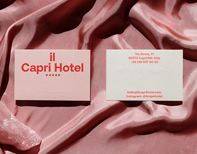 Brand Material Presentation for il Capri Hotel