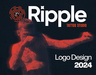 Ripple Tattoo Studio Logo Design