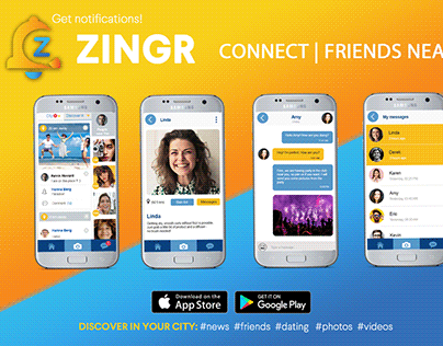 Connect With Like-Minded People ZINGR localapp
