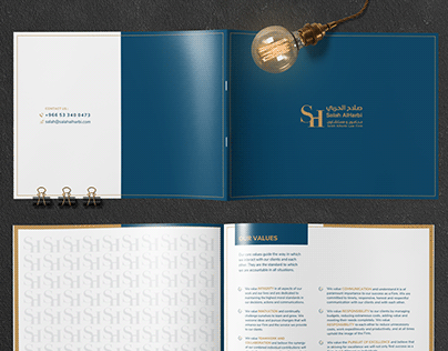 design luxurious law firm profile - target clients weal