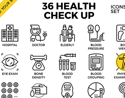 Health Check Up Icons