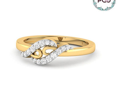 Stylish 22KT Gold Ring By PC Jeweller