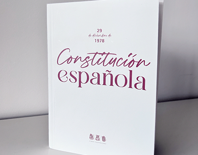 Diseño Editorial: La Constitución Española