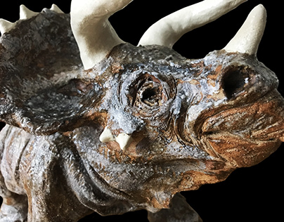 Triceratopo Sculpture