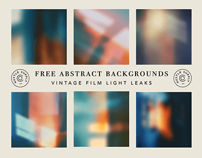 10 Free Abstract Vintage Film Light Leaks