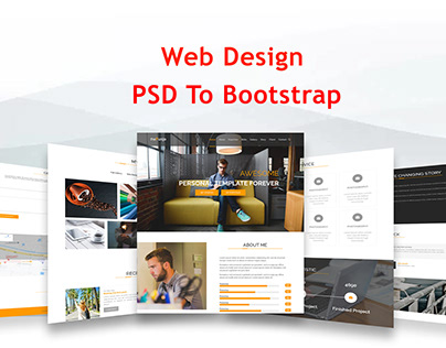 PSD To Bootstrap Website Design