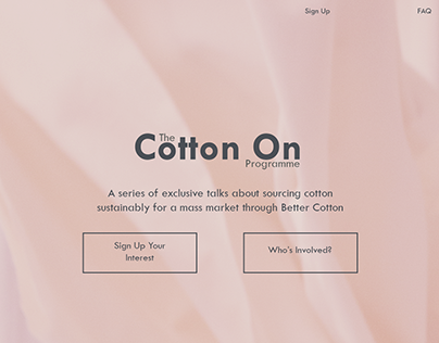 Cotton On Programme Website