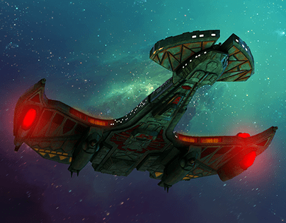 Klingon Negh'Var warship