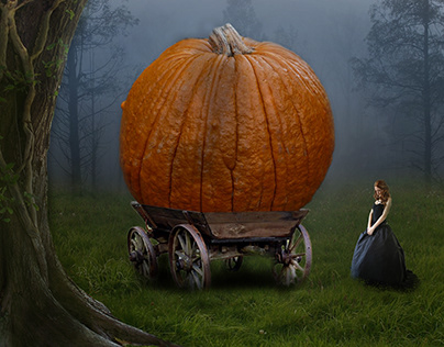 pumpkin cart