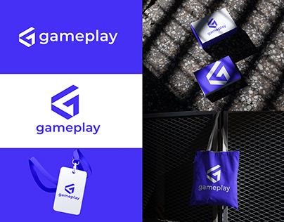 Gameplay Logo, Letter G Logo, Play icon Logo