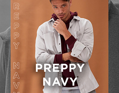 Defacto - Preppy Navy - Banner Desing