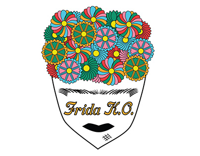 Frida K.O. Roller Derby Persona | Logo Creation