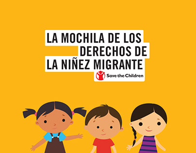 Historieta Mochila de los derechos de la niñez migrante
