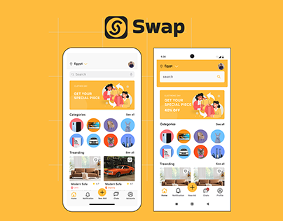 Swap-Second Hand App | Native App Ui Design
