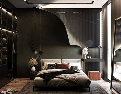 Miniatura projektu – Black Bedroom