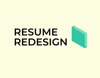 Resume Redesign