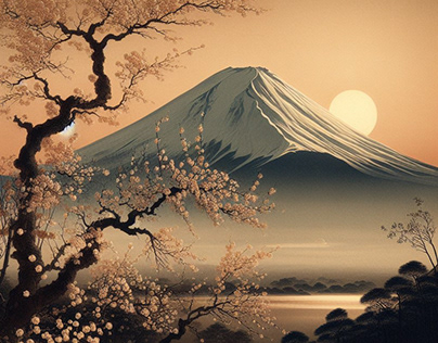 a stunning depiction of the first sunrise over Japan's