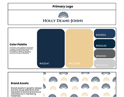 HOLLY DEANE-JOHNS | BRAND IDENTITY DESIGN