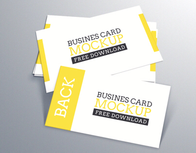 Freebie- Business Card Mockup Vol. 02